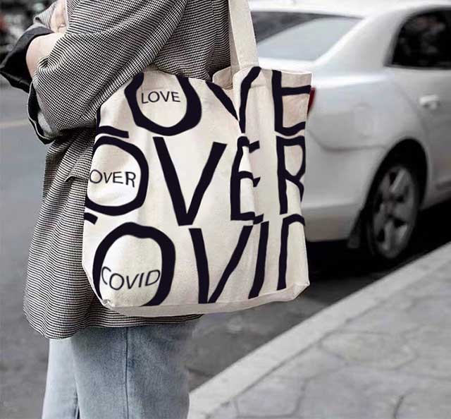 love over covid love is more contagious than covid loveovercovid.com the love over covid bag collection